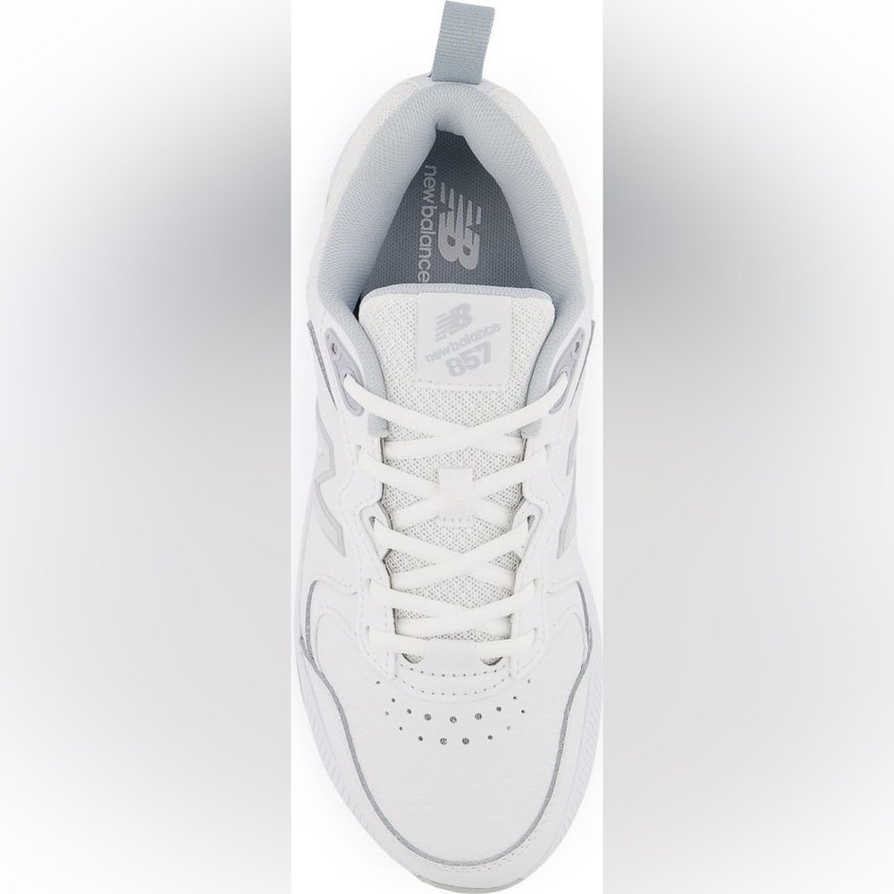 New Balance 857 White Athletic Training Shoes, Size 8 Wide - Picture 3 of 12